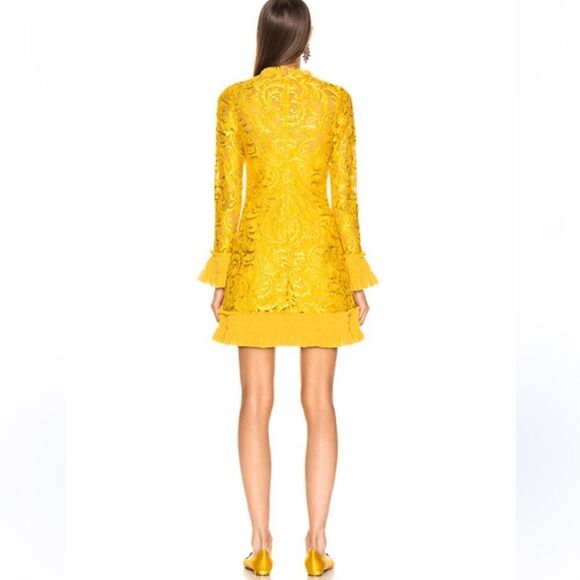 Alexis Yellow Mini Dress - Picture 4 of 13